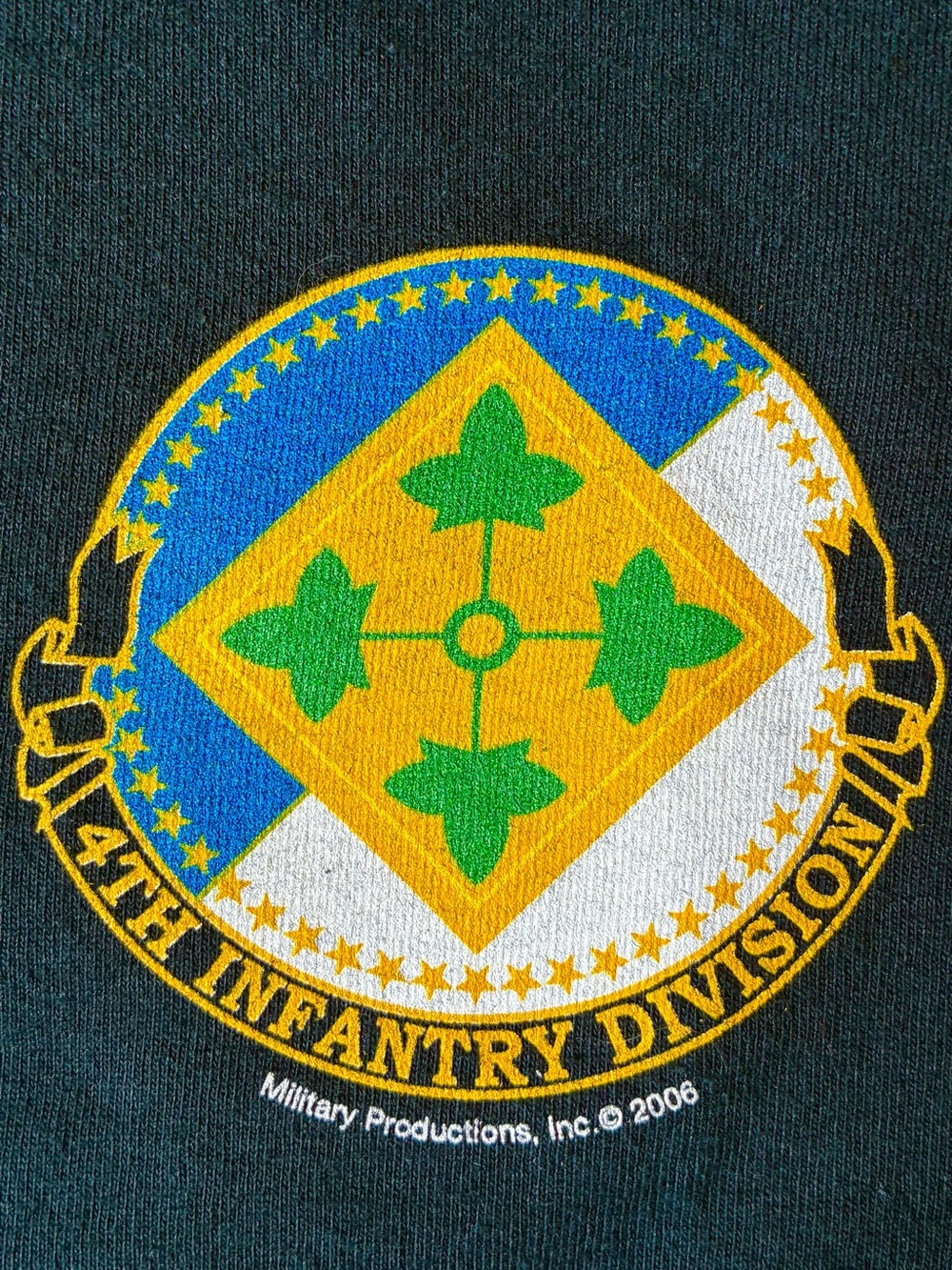 Vintage 2006 ‘4th Infantry Division’ T Shirt (M)